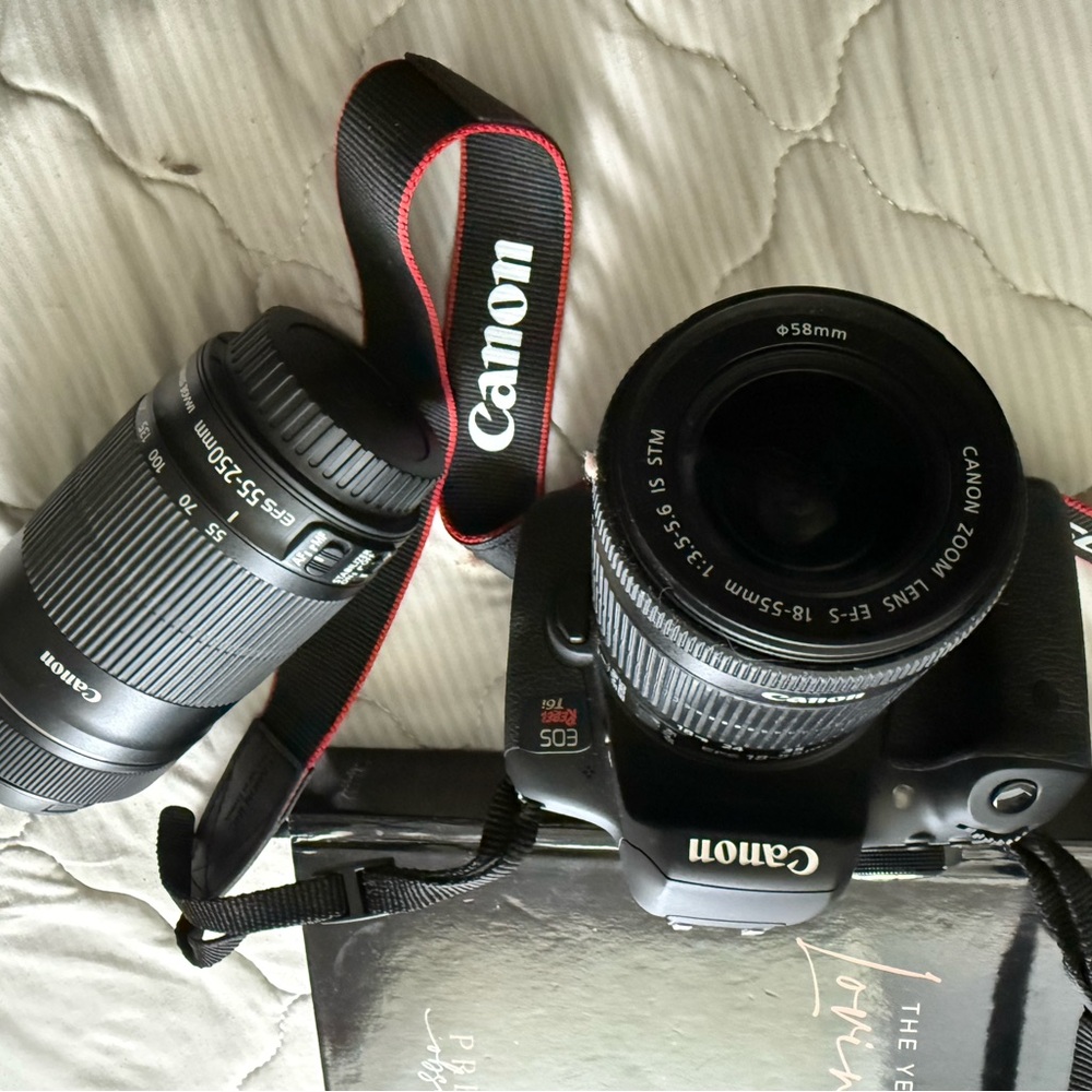 Canon Black Digital Camera with Zoom Lens Kit